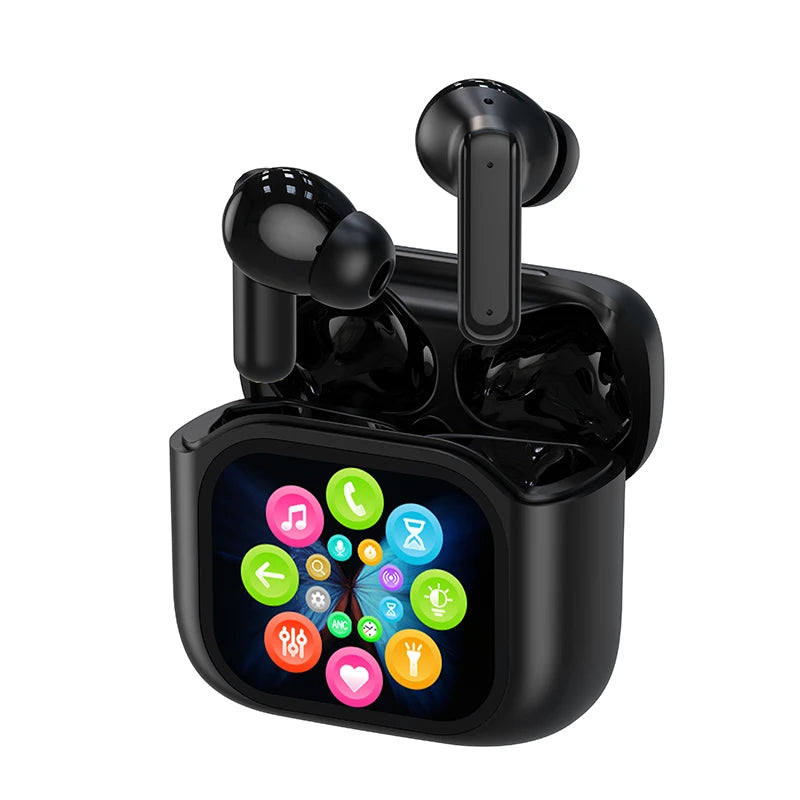 TWS Bluetooth Earbuds with LED Touch Interface