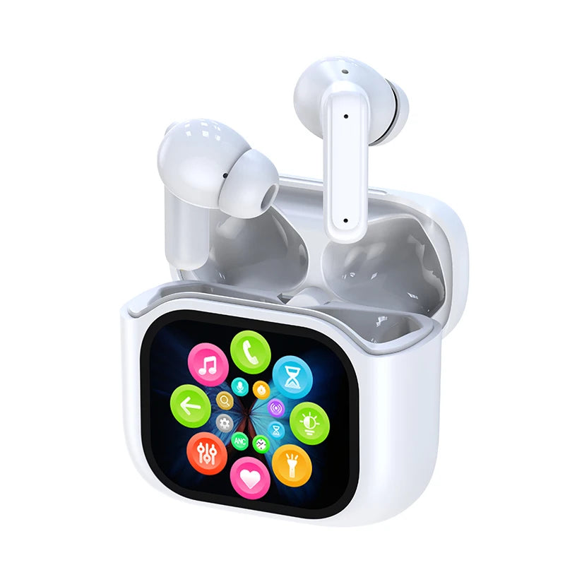 TWS Bluetooth Earbuds with LED Touch Interface