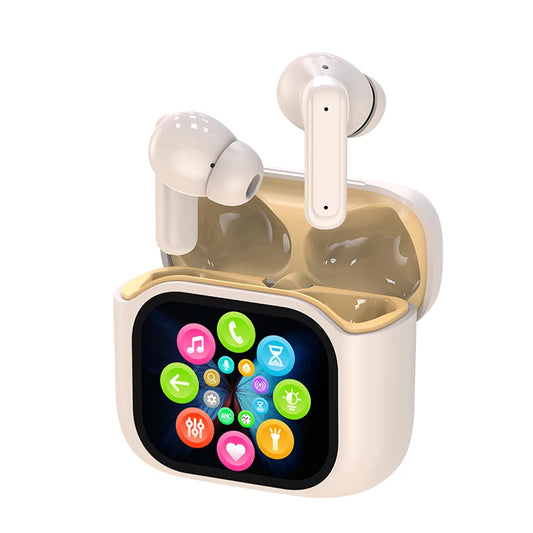 TWS Bluetooth Earbuds with LED Touch Interface